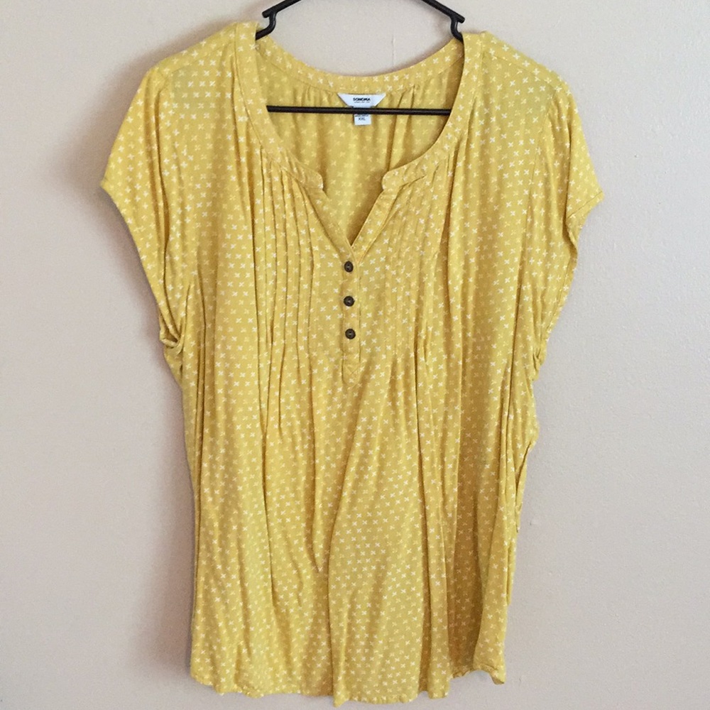 Sonoma XXL yellow blouse